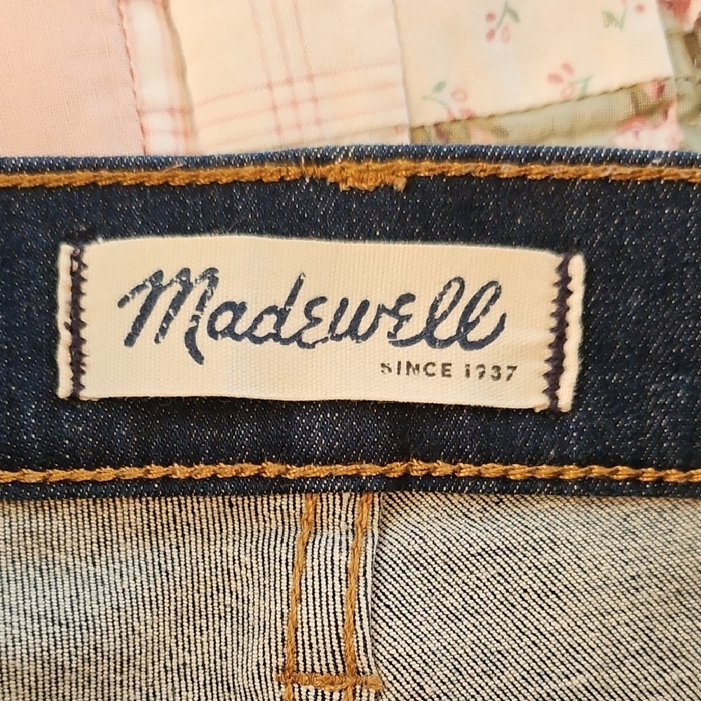 Madewell Dark Blue High Rise Skinny Jeans - Picture 3 of 9